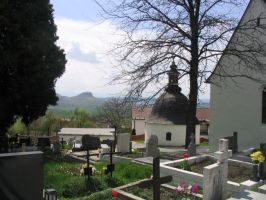 Romnska rotunda - pohad z cintorna